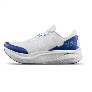 TYR Valkyrie Speedworks Men's 13 Running Race Training Shoes White Blue NWOB!‎
